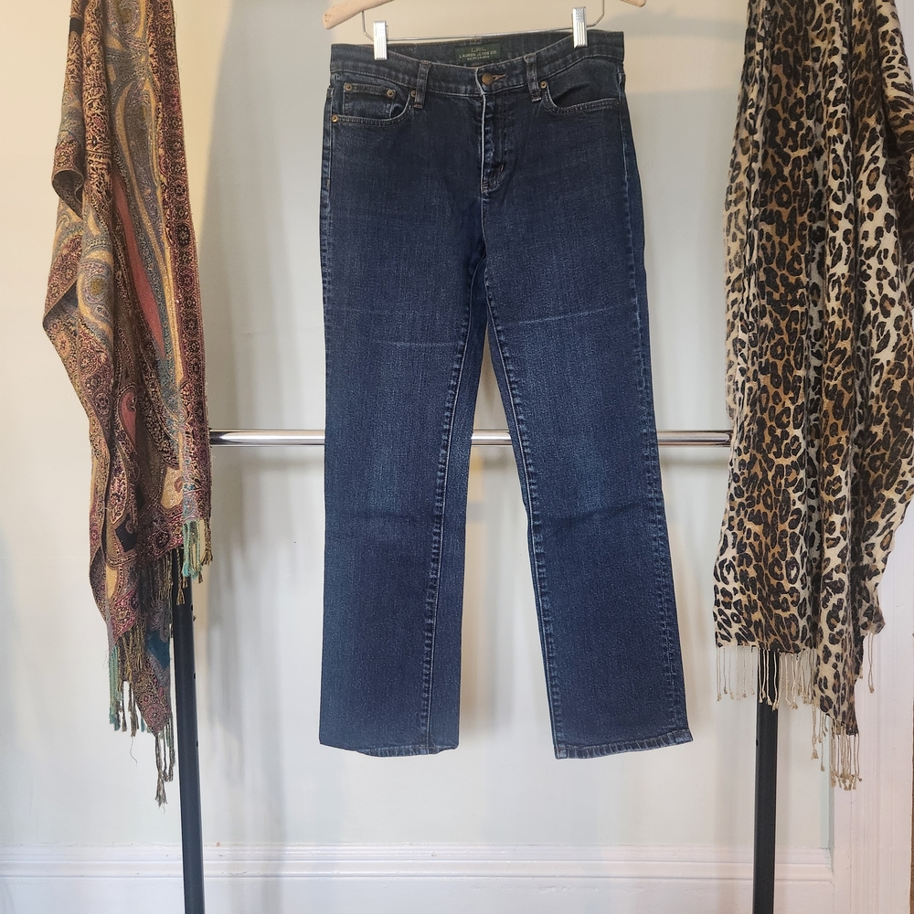 Ralph Lauren Dark Blue Straight Leg Jeans